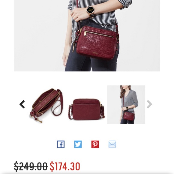 Fossil Piper Toaster Crossbody Bag 